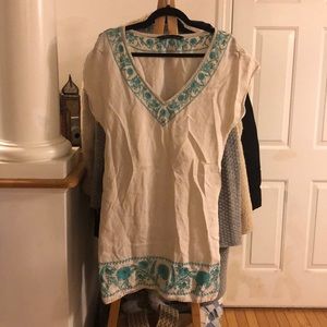 Linen Throw-over Zara Dress